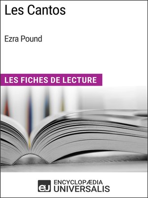 cover image of Les Cantos d'Ezra Pound